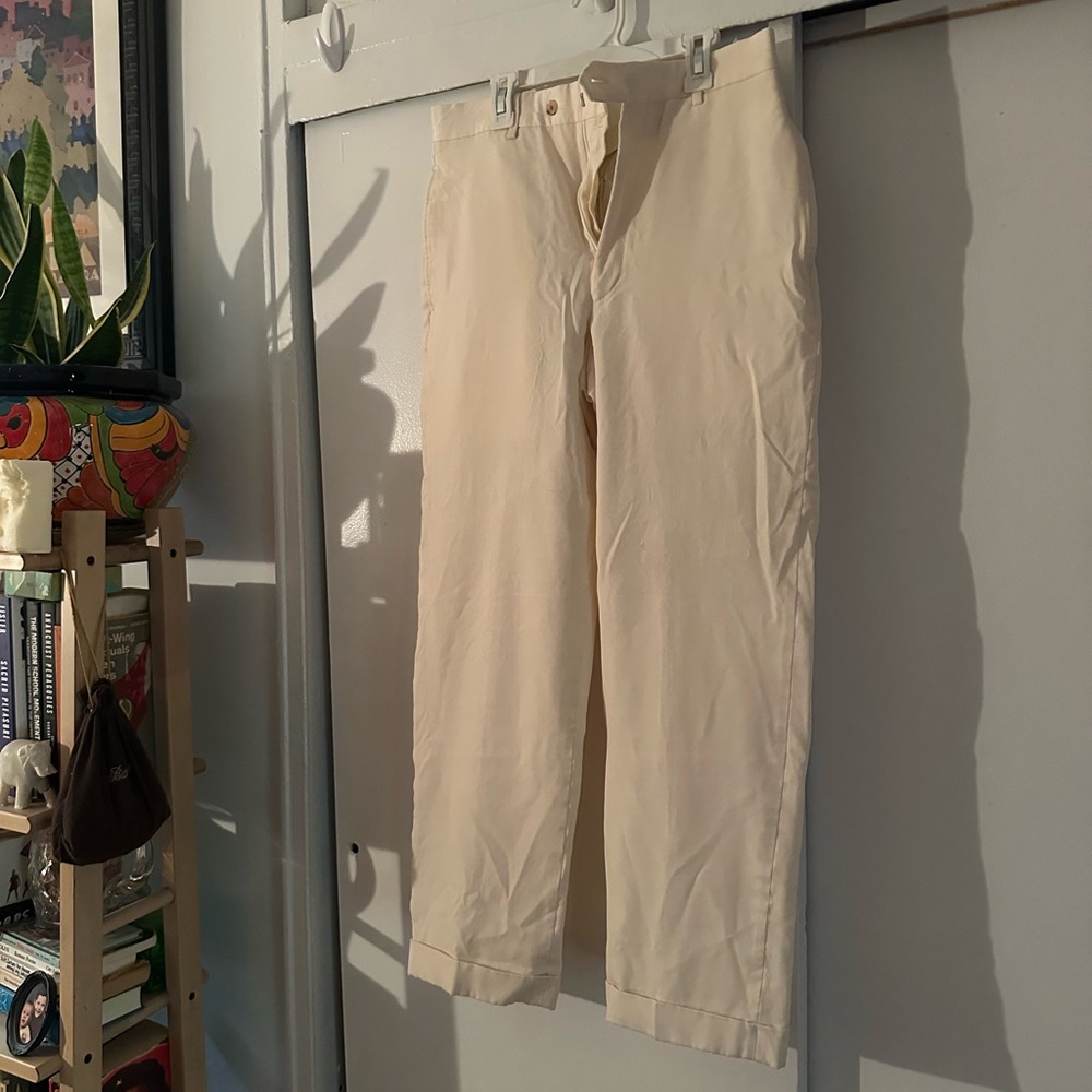 Jos. A. Bank Men's Light Cream Chinos